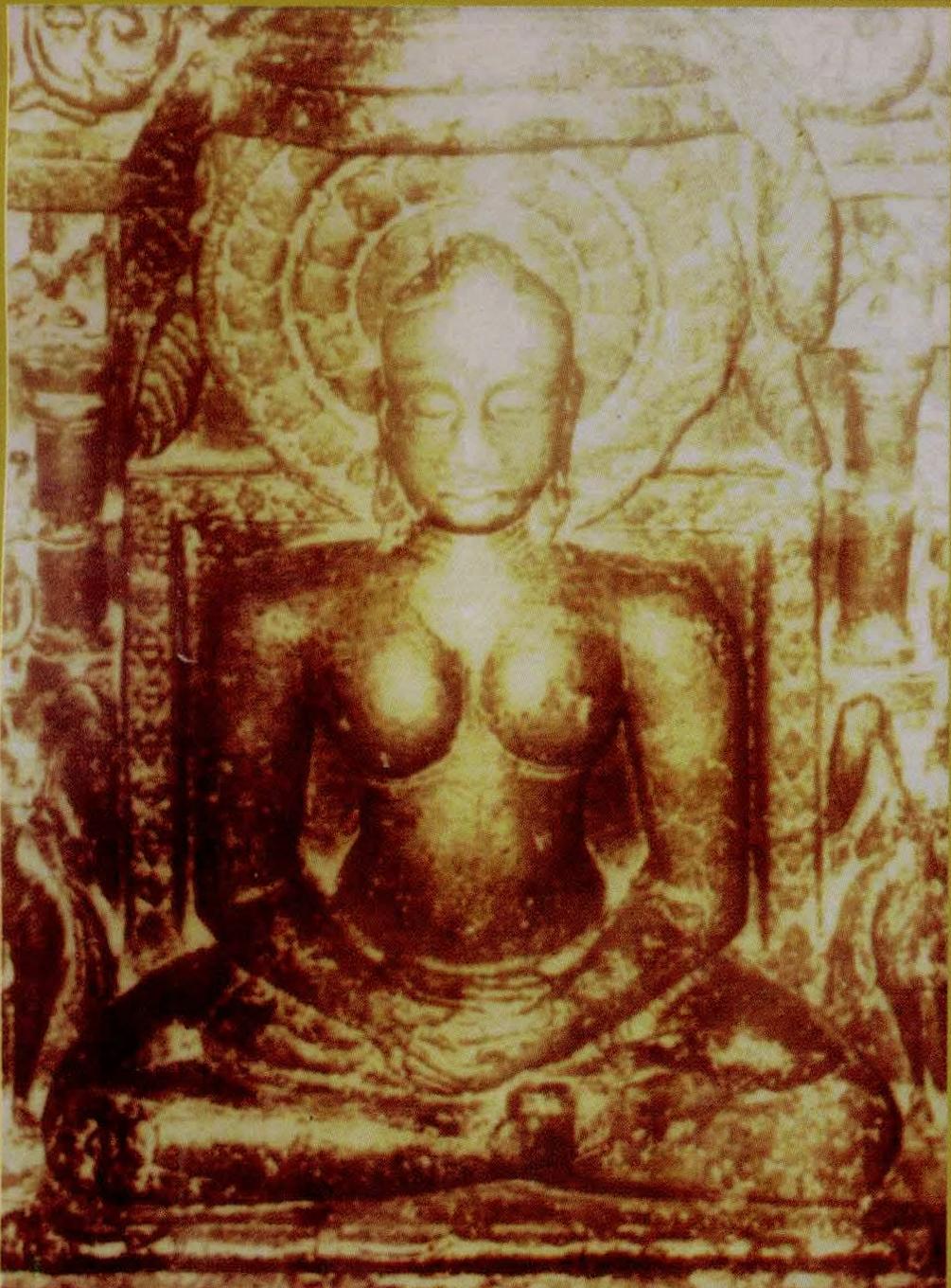 Manuscript depiction of Mallinath Bhagwan