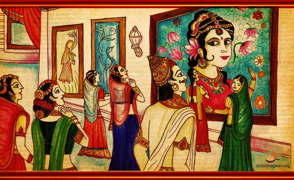 Reverent depiction of Mallinath Bhagwan in serene meditation